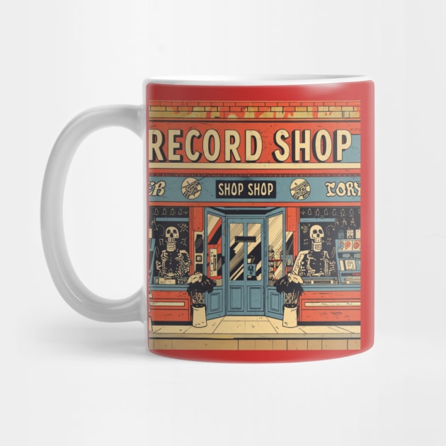 Record shop by OldSchoolRetro